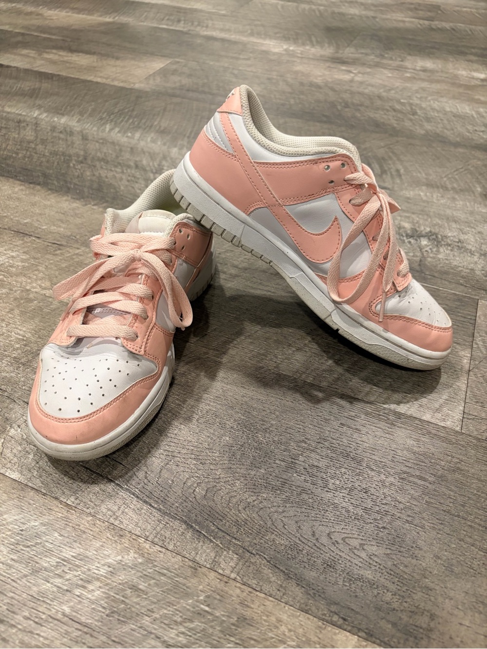 Nike Women’s Low-Top Sneakers in Pink and White